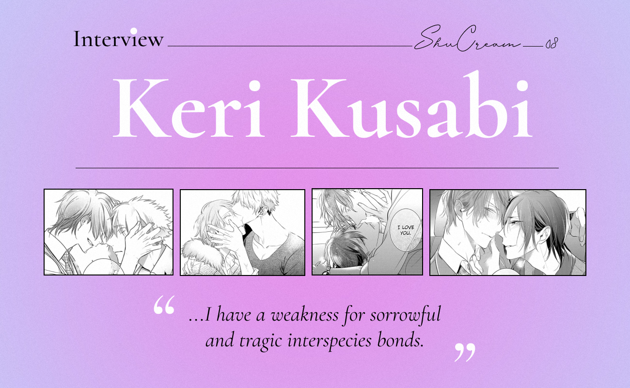 Keri Kusabi interview BL-mangaka